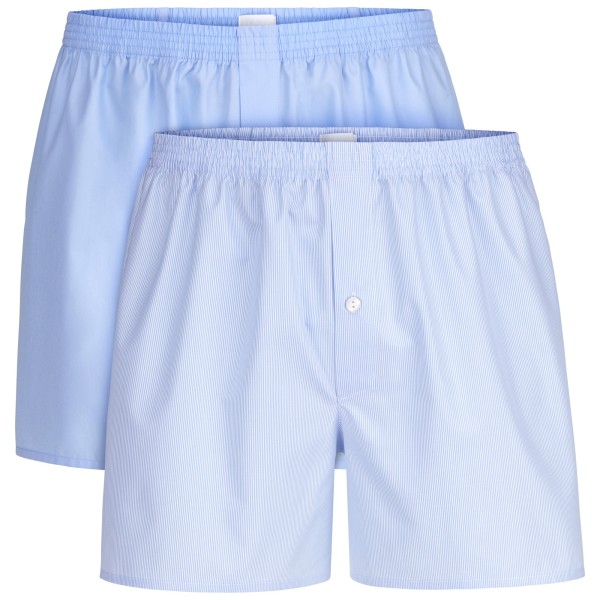 Boxershort with front fly, double pack