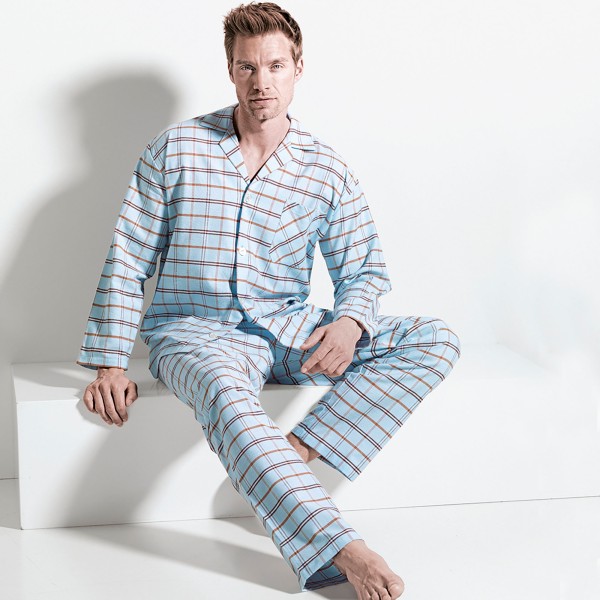 Pyjama long, buttoned