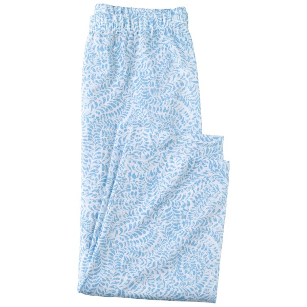 Pyjama short, pants 3, 4, round-neck