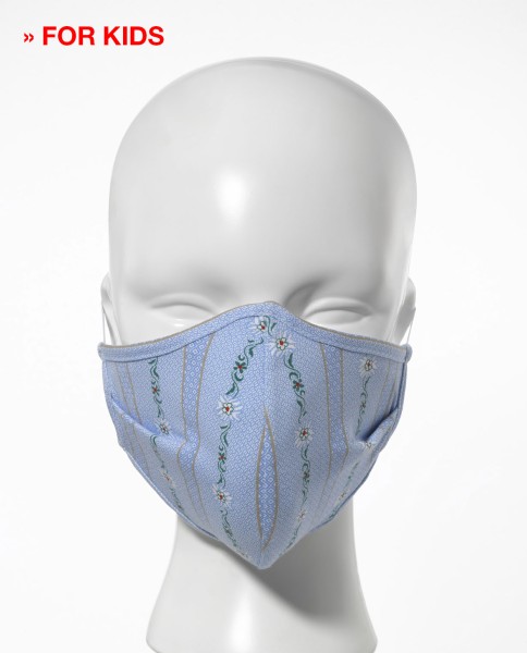 Hygiene mask for children pack of 5 ''Bauernhemd''